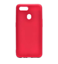 Oppo AX7 Kılıf Soft Mat Premier Case (Kırmızı)