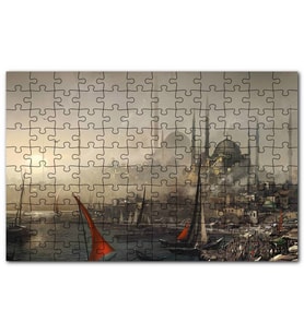 Cakapuzzle Osmanlıda İstanbul Görseli Puzzle Yapboz MDF (Ahşap) (255 Parça)