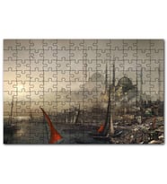 Cakapuzzle Osmanlıda İstanbul Görseli Puzzle Yapboz MDF (Ahşap) (255 Parça)