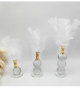 3 LÜ TÜY OBJE (Beyaz)