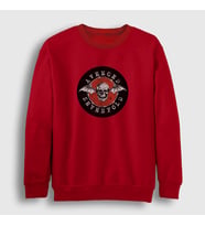 Presmono Unisex Beyaz Red Avenged Sevenfold Sweatshirt 16124tt (Kırmızı)