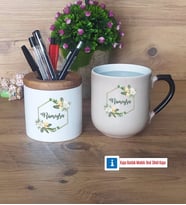 Doğum Günü Hediyesi Kalemlik, Kupa Bardak T Kişiye Özel Hediye (Model 2)