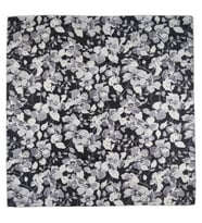 Mim Eşarp - Emproyal Proline Eşarp 90x90 cm (Siyah - Beyaz)
