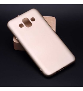 Samsung Galaxy J7 Duo Kılıf Soft Mat Premier Case (Gold)