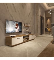 Decoraktiv Eko 4B Mdf Dvd Tv Ünitesi Tv Sehpası - Parlak Beyaz (Pera-Beyaz)