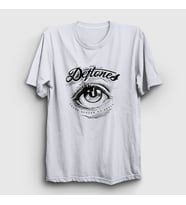 Presmono Unisex Sarı Creep Deftones T-Shirt 138571tt (Beyaz)