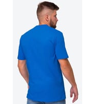 Unisex  Pamuklu Oversize Basic Tshirt (Mavi)
