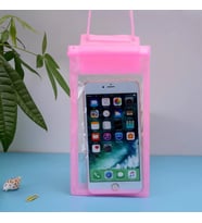Su Geçirmez Telefon Kılıfı Su Altı Deniz Havuz Para Takı Kılıfı Cüzdan (Pembe)