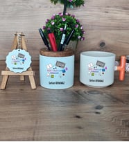 Web Tasarım Uzmanı Hediye Sepeti Kupa Bardak T Kulplu, Kalemlik ve Anahtarlık Web Tasarım Uzmanına Hediye (Model 7)