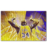 Cakapuzzle Shaquille O Neal  Puzzle Yapboz MDF (Ahşap) (500 Parça)
