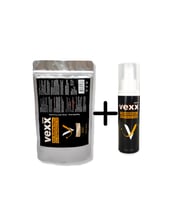 Vexx 100 Gr. Saç Tozu Topik + 100 Ml Sabitleyici Sprey Set 5 Renk (Açık Kahverengi)