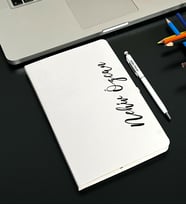 Kendin Tasarla Defter Kalem (Beyaz)