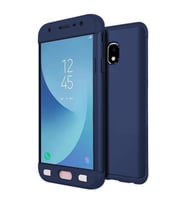 Samsung J5 Pro Kılıf Kamera Korumalı 360 Tam Koruma Ays Kılıf (Mavi)