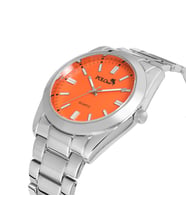 Polo Air Spor Şık Metal Erkek Kol Saati PL-0970Ex (Turuncu-Gri)
