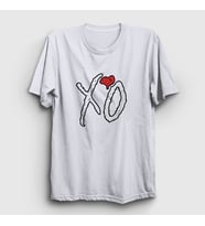 Presmono Unisex Sarı Xo The Weeknd T-Shirt 159063tt (Beyaz)