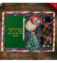 eJOYA Kişiye Özel Hoş Geldin 2025 & Ekose Tasarım Yeni Yıl Hediye Kutusu 112670 (Model 4)