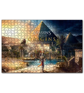 Cakapuzzle  Assassins Creed Origins Egypt  Puzzle Yapboz MDF (Ahşap) (500 Parça)