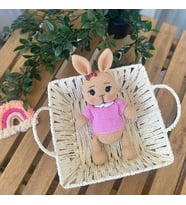 Zeynphobidunyam Amigurumi  Balyanak Tavşan Mavi (Pembe)