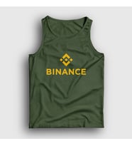 Presmono Unisex Beyaz Logo V2 Binance Bitcoin Atlet 324821tt (Haki)