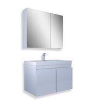 Teta Home Tokyo 80 CM Mdf Banyo Dolabı Seti (Beyaz)