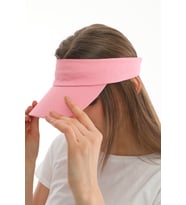 Uv Koruyuculu Unisex Siperlikli Tenisci Şapka (Pembe)