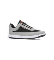 Günlük Erkek Sneaker Bağcıklı Fileli Hava Alabilen Yürüyüş Spor Ayakkabısı 013 (Buz - Siyah)