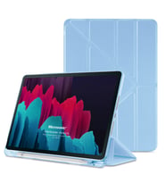 Microsonic Samsung Galaxy Tab S9 X710 Kılıf Origami Pencil Siyah (Mavi)