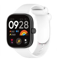 Xiaomi Redmi Watch 4 Uyumlu Purelux Soft Yumuşak Silikon Kordon (Beyaz)