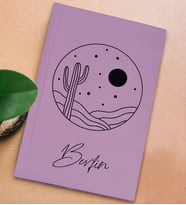 BK Gift Kişiye Özel İsimli Sert Kapaklı Lila Defter, Arkadaşa Hediye, Yeni İş Hediyesi, Anı Defteri, Doğum Günü Hediyesi (Model 5)