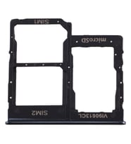 Samsung Galaxy A40 Uyumlu Sim Kart Tepsisi SM-A405F (Siyah)