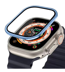 Ally Apple Watch Ultra 49MM Ekran Koruyucu (Mavi)
