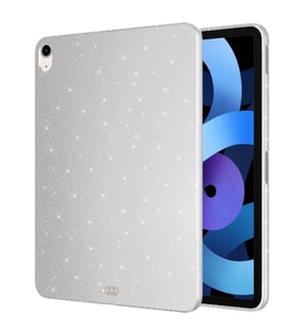 Apple iPad Air 4. Nesil 10.9 Kılıf Işıltılı Parlak Görünüm Koton Case (10.Nesil (Gümüş)