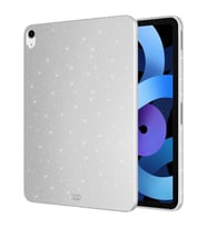 Apple iPad Air 4. Nesil 10.9 Kılıf Işıltılı Parlak Görünüm Koton Case (10.Nesil (Gümüş)