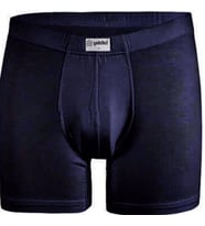 3'Lü Yıldız 320-321-322-323 Erkek Bambu Likralı Boxer (Lacivert)
