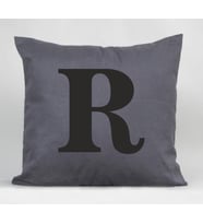 R Harfli Yastık (Antrasit)