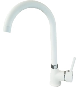 POLEX Cristalux Swan-1 Mutfak Evye Bataryası (Beyaz)