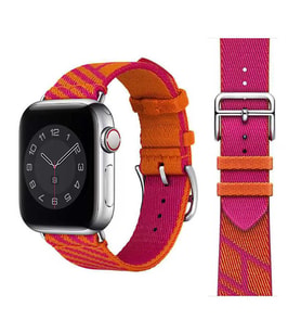 Apple Watch 44mm KRD-51 Hasır Kordon (Model 1)