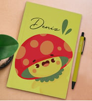 BK Gift Kişiye Özel İsimli Sarı Sert Kapaklı Defter ve Tükenmez Kalem Seti, Arkadaşa Hediye, Yeni İş Hediyesi, Doğum Günü Hediyesi (Model 8)