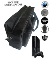 XBOX 360 E TAŞIMA ÇANTASI (Siyah-Siyah)