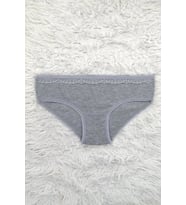 Tutku 834 Kız Çocuk İnce Bel Pınar Slip Külot (Gri)
