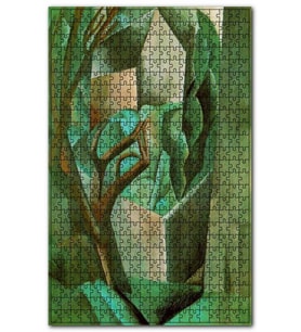 Cakapuzzle Small House in the Garden 1908 Pablo Picasso Puzzle Yapboz MDF(Ahşap) (255 Parça)