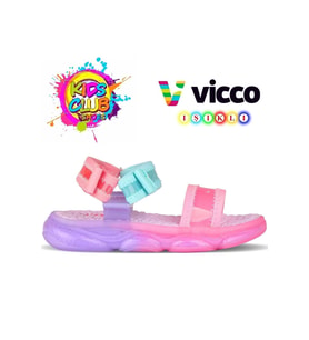Vicco Flora Ortopedik Işıklı Çocuk Sandalet (Pembe)