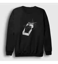 Presmono Unisex Beyaz Match Lovers Valentine's Day Sevgililer Günü Sweatshirt 285152tt (Siyah)