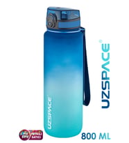 Uzspace 800ml -YENİ EBAT-Çift Renk Softtouch Tritan Su Matarası