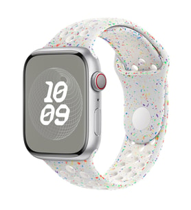 Microsonic Apple Watch SE 2022 44mm Kordon Flame Sport Band Yavruağzı (Beyaz)