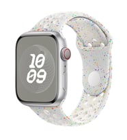 Microsonic Apple Watch SE 2022 44mm Kordon Flame Sport Band Yavruağzı (Beyaz)