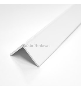 Alüminyum Köşe Profili Alüminyum Köşebent L Profil ( 1 Cm X 1 Cm X 100 Cm) (Beyaz)