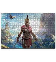 Cakapuzzle Assassins Creed Kadın Suikastçi Nehir ve Dağlar  Puzzle Yapboz MDF (Ahşap) (255 Parça)