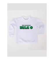 Spiderman baskılı pamuklu kumaş çocuk sweatshirt (Beyaz)