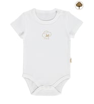 Civil Baby Organik Pamuklu K Kol 0-18 Ay Çıtçıtlı Badi - Pembe